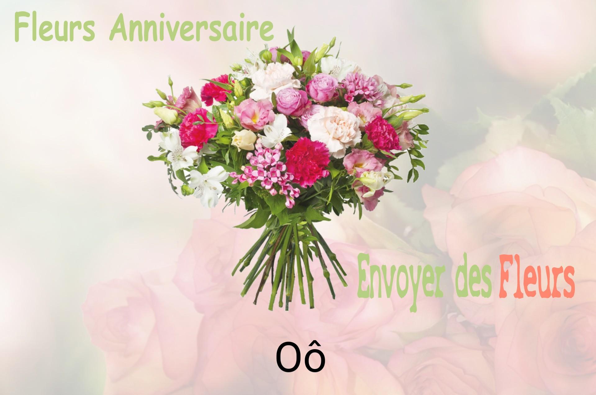 Bouquet de fleurs d’anniversaire livré à Oô